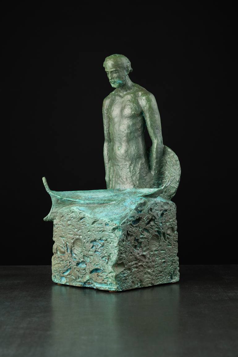 Original Conceptual Classical Mythology Sculpture by Idol Finds