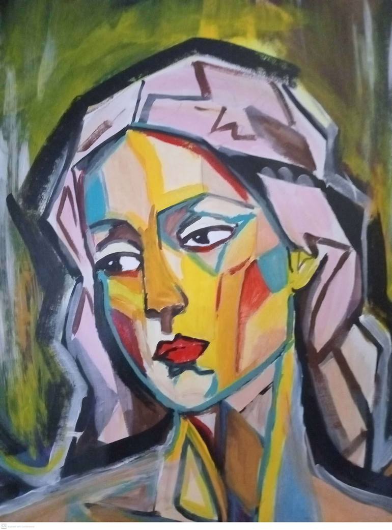 Original Abstract Expressionism Fantasy Painting by Keetah Trollope