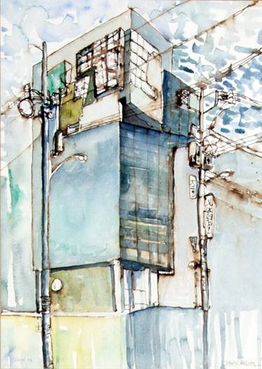 Print of Expressionism Architecture Paintings by Gavin Buggy