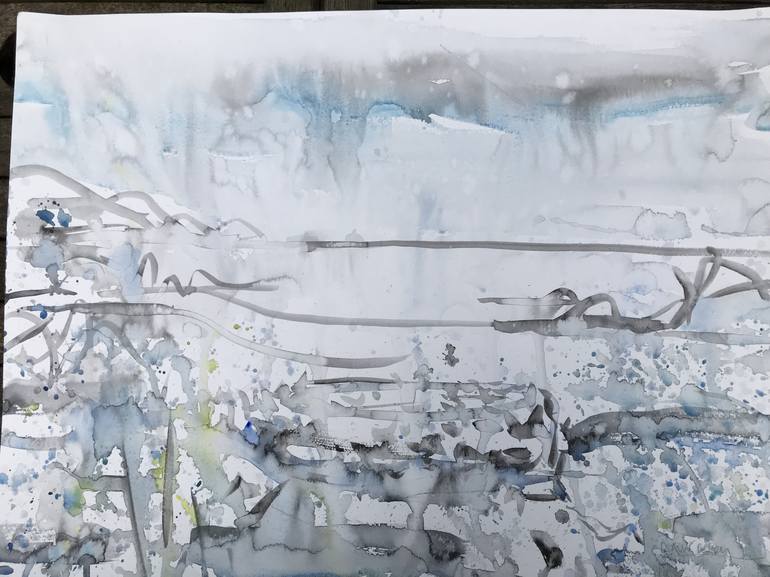 Original Abstract Expressionism Landscape Painting by Gavin Buggy
