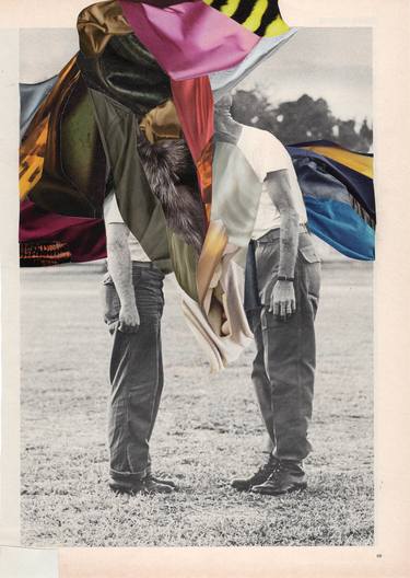 Print of Abstract People Collage by Charles Wilkin