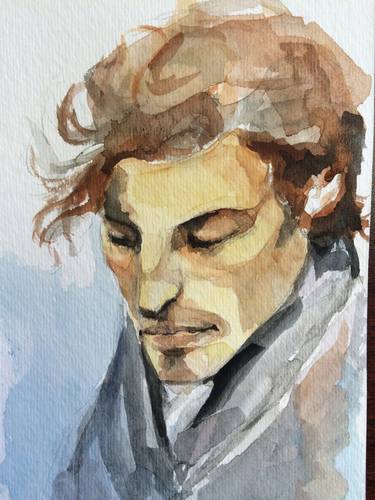 Original Impressionism Men Paintings by Katy Brack