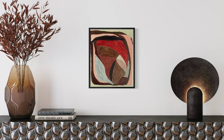 Original Abstract Expressionism Abstract Painting by Sophie Lehniger