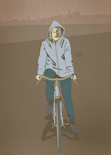 Print of Bike Mixed Media by Michał Krawiec