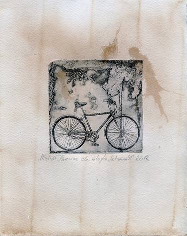 Print of Illustration Bicycle Printmaking by Michał Krawiec