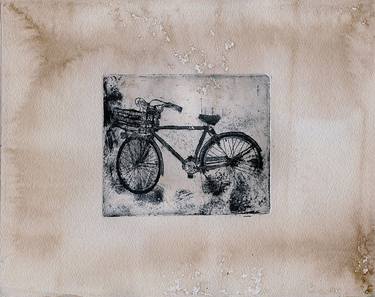 Print of Bicycle Printmaking by Michał Krawiec