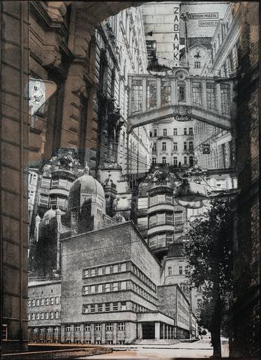 Print of Architecture Printmaking by Michał Krawiec