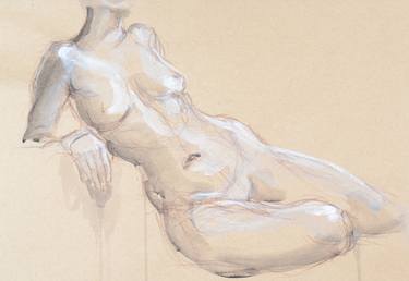 Print of Figurative Nude Drawings by Boryana Korcheva