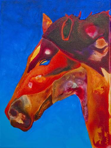 Original Abstract Expressionism Animal Paintings by Joanne Gallery