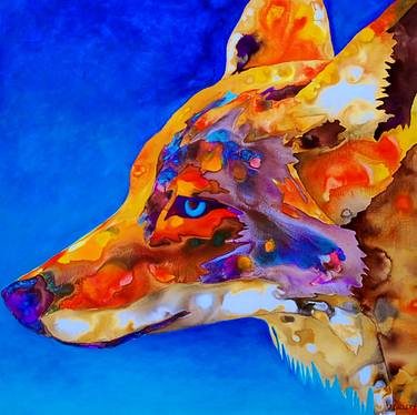 Original Abstract Expressionism Animal Paintings by Joanne Gallery
