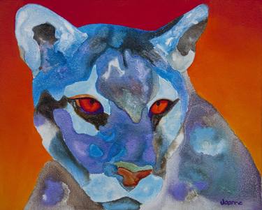 Print of Abstract Expressionism Animal Paintings by Joanne Gallery