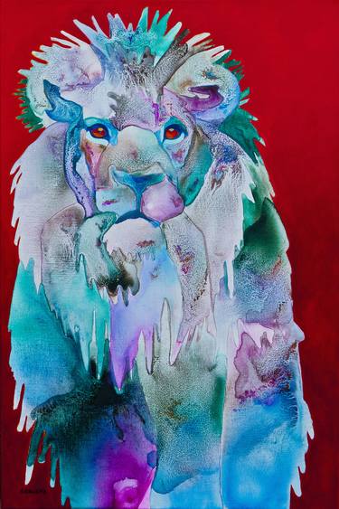 Original Abstract Expressionism Animal Paintings by Joanne Gallery