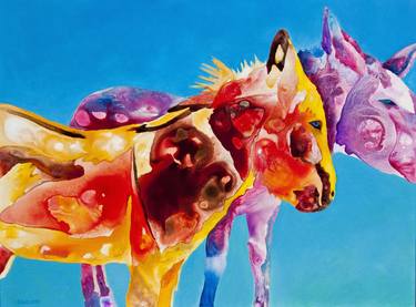 Original Abstract Animal Paintings by Joanne Gallery
