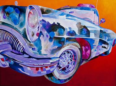 Original Abstract Expressionism Car Paintings by Joanne Gallery