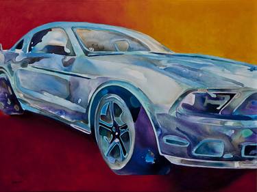 Original Abstract Expressionism Car Paintings by Joanne Gallery