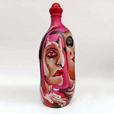 Original Figurative Fantasy Mixed Media by Valentina Brostean