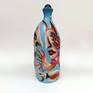 Hand-painted glass bottle / design object