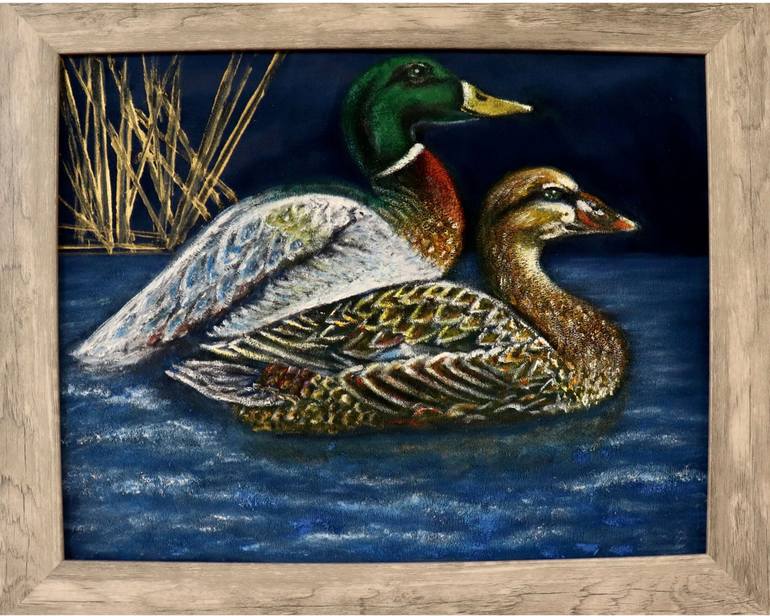 Original Realism Animal Painting by Abbas Derayatifar