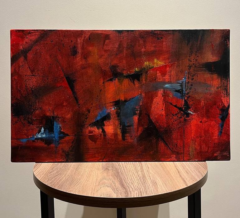 Original Abstract Expressionism Abstract Painting by Aya Bestani