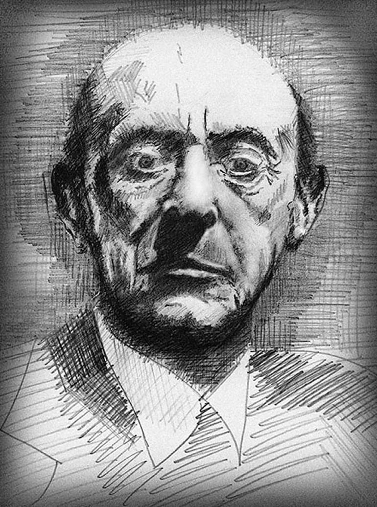 Arnold Schoenberg Drawing by Rudolf Kinsky Saatchi Art