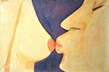 Original Pop Art Erotic Painting by Oxana La