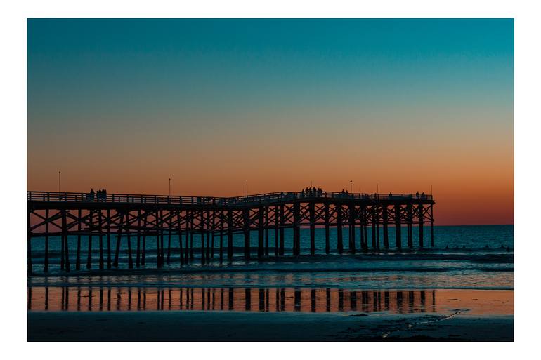 Original Sunset Photography by Paulo M Godoy | Realism Art on Paper | The Pier PB San Diego | 1/1 Unique Edition Fine Art Print