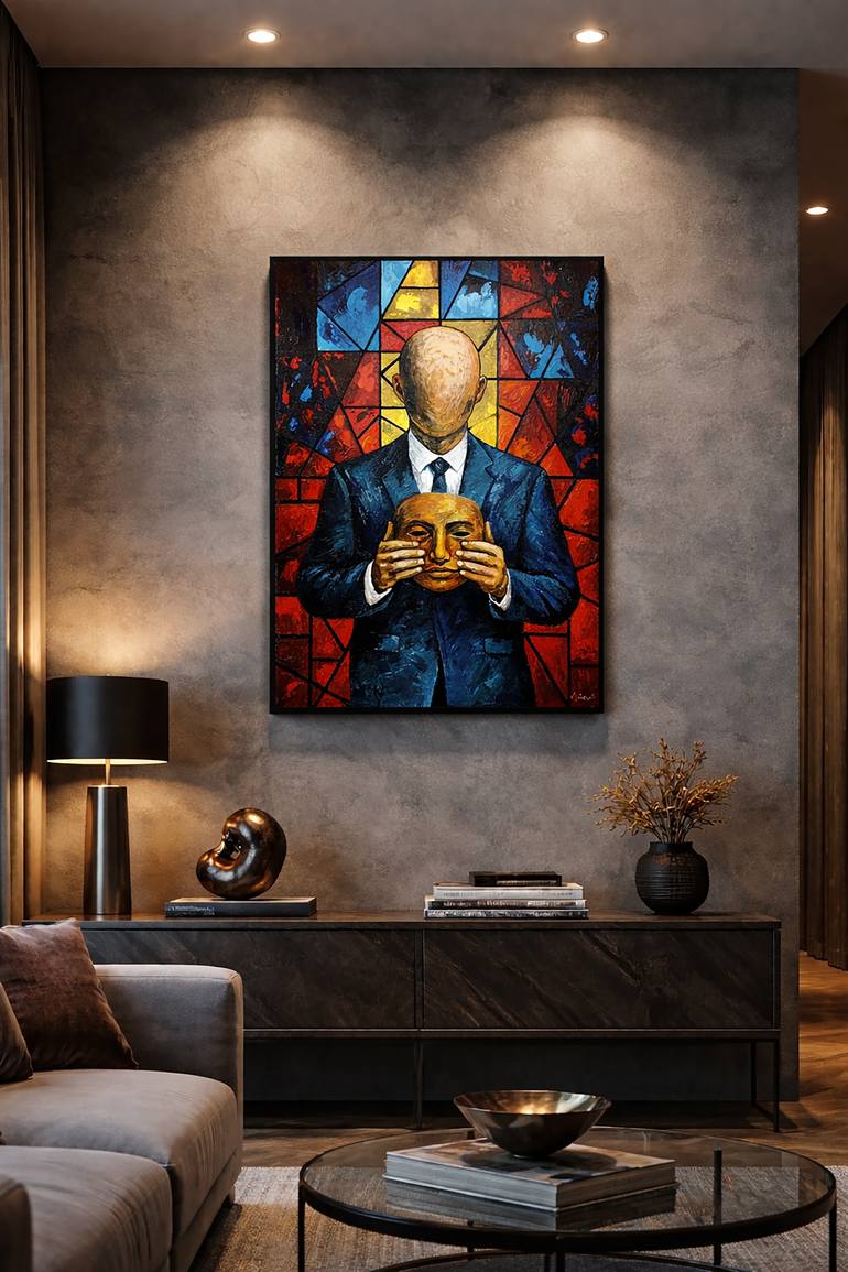 Original Conceptual Men Painting by M Arcos