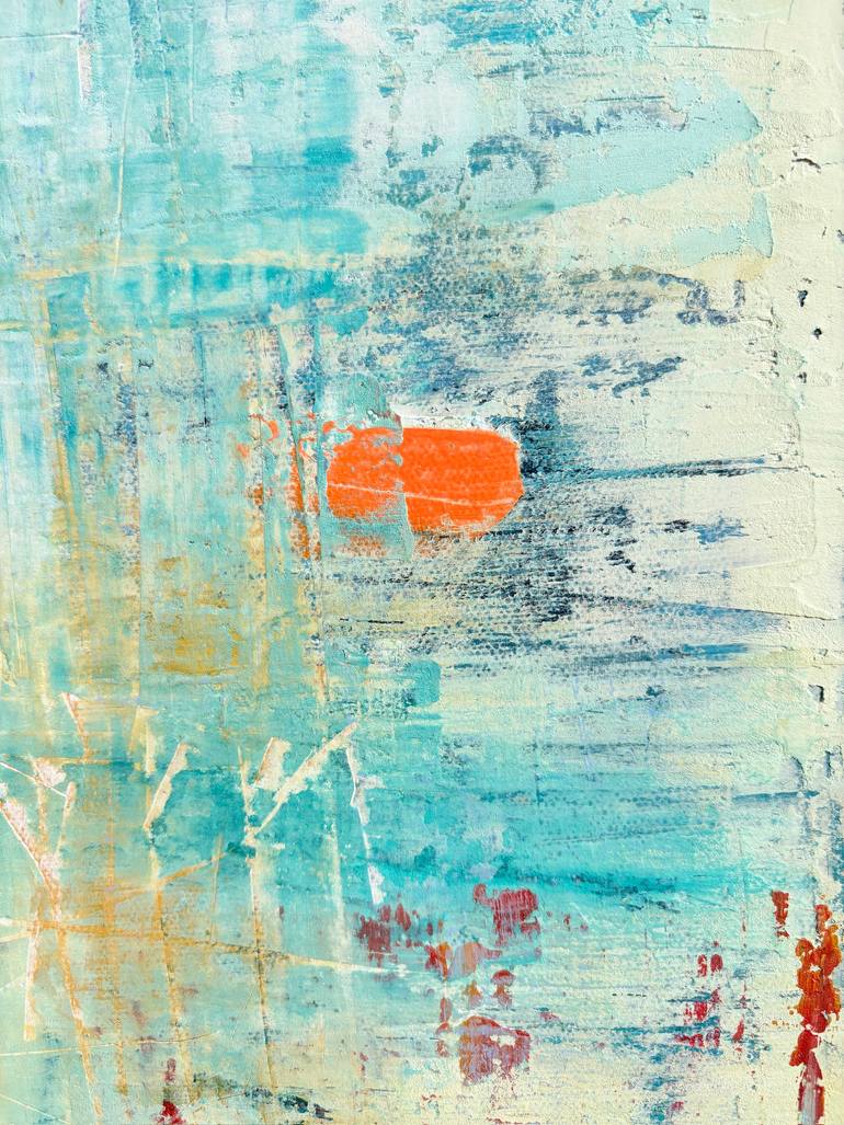 Original Abstract Expressionism Abstract Mixed Media by Juliet Silva Yee