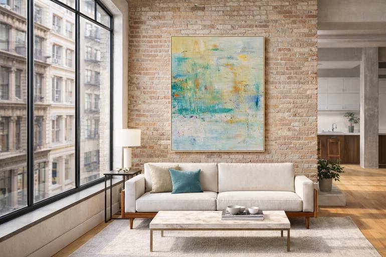 Original Abstract Expressionism Abstract Mixed Media by Juliet Silva Yee