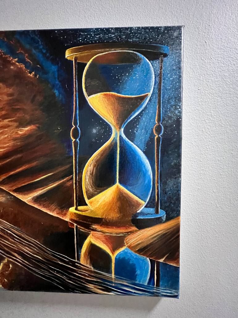 Original Symbolism Time Painting by Vitalii Shvydchenko