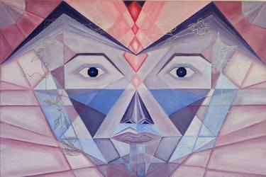 Original Abstract Geometric Paintings by Sonia Ben Achoura