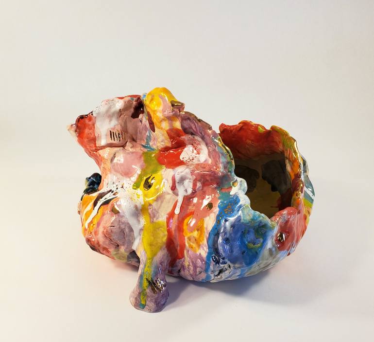Original Abstract Expressionism Abstract Sculpture by Mary Robertson