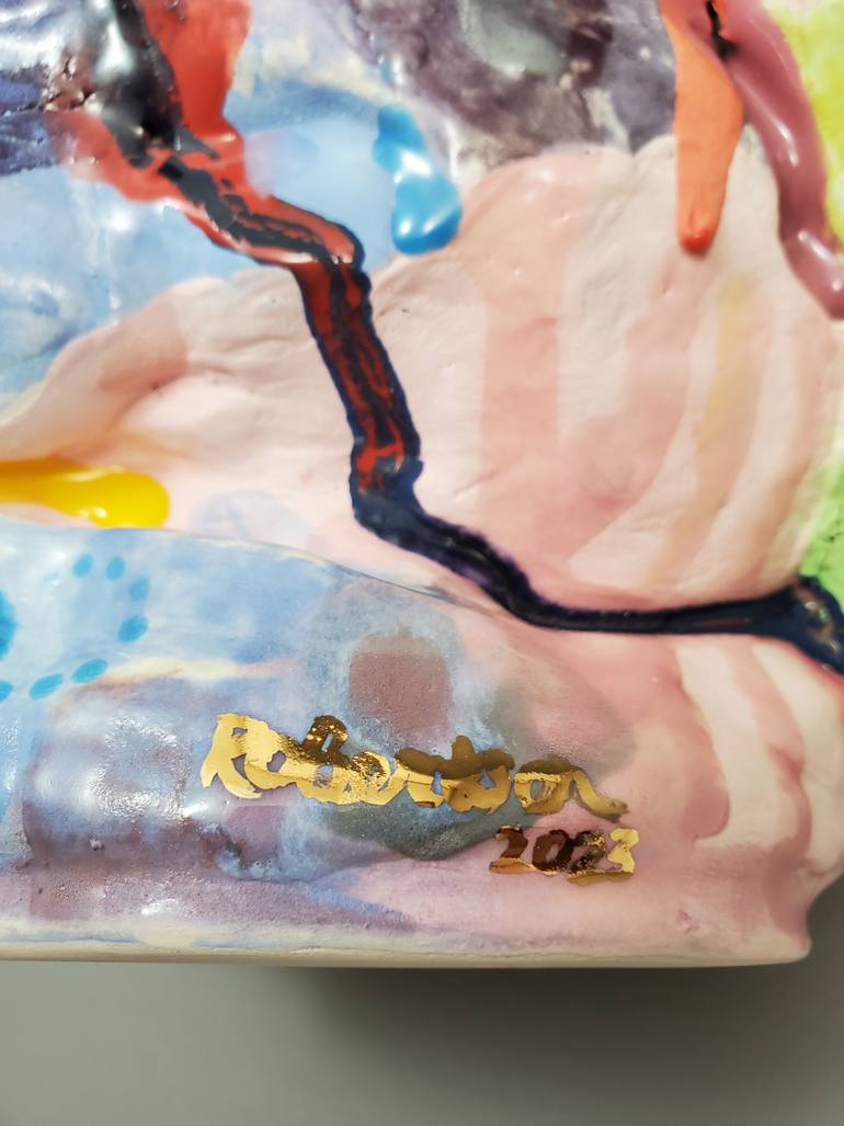 Original Abstract Expressionism Abstract Sculpture by Mary Robertson