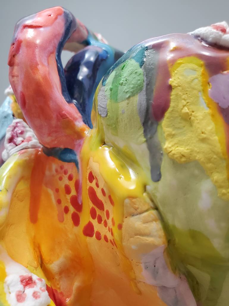 Original Abstract Expressionism Abstract Sculpture by Mary Robertson