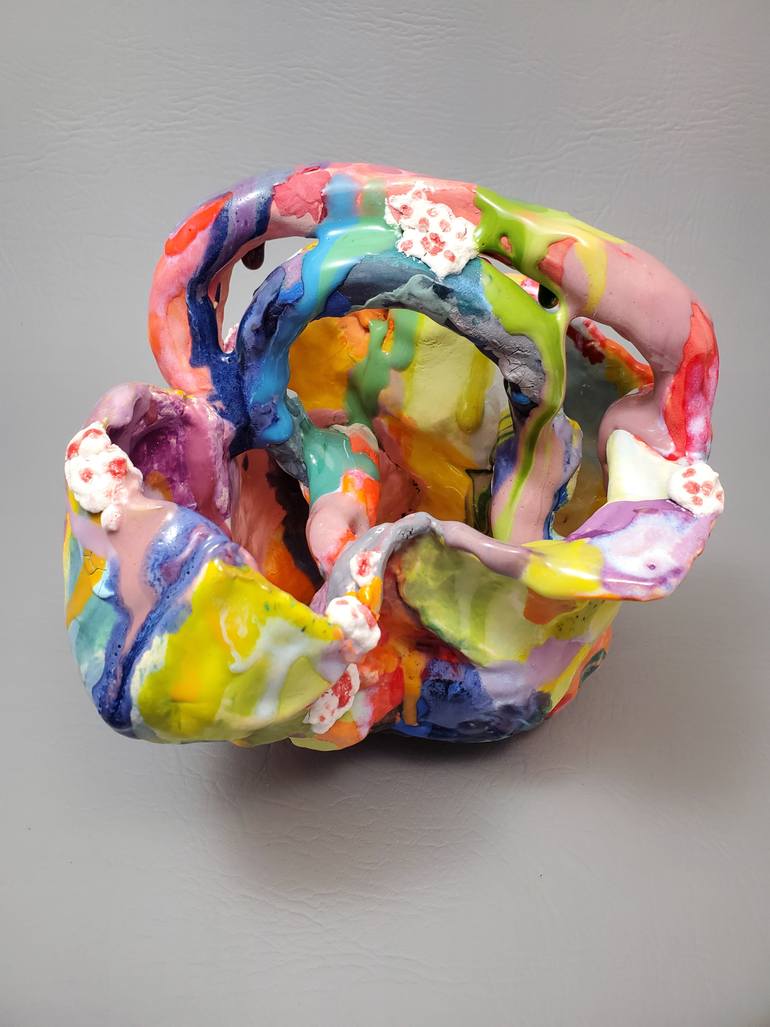 Original Abstract Expressionism Abstract Sculpture by Mary Robertson