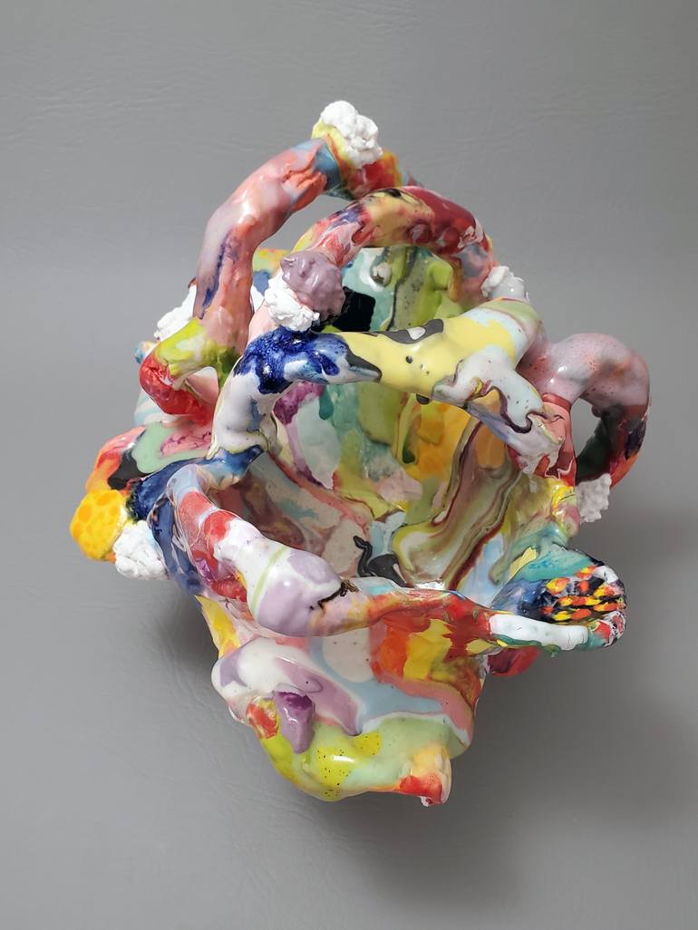 Original Abstract Expressionism Abstract Sculpture by Mary Robertson