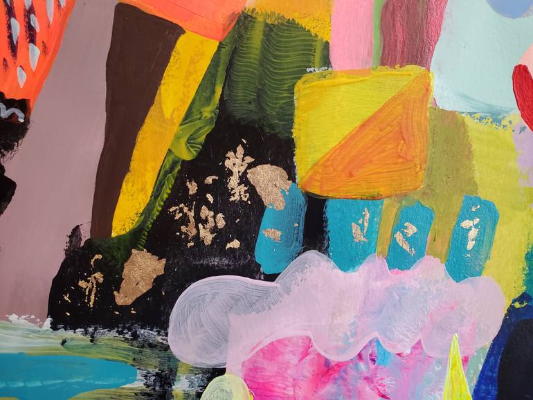 Original Abstract Landscape Painting by Mary Robertson