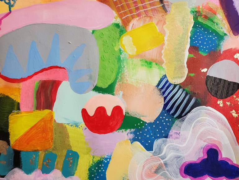 Original Abstract Landscape Painting by Mary Robertson