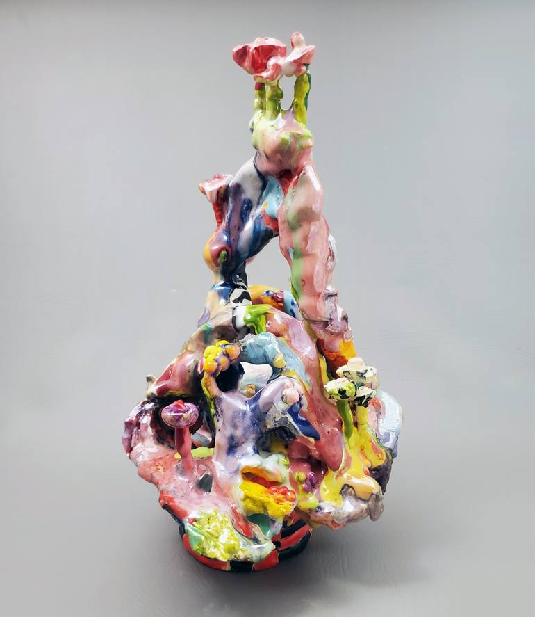 Original Abstract Expressionism Abstract Sculpture by Mary Robertson