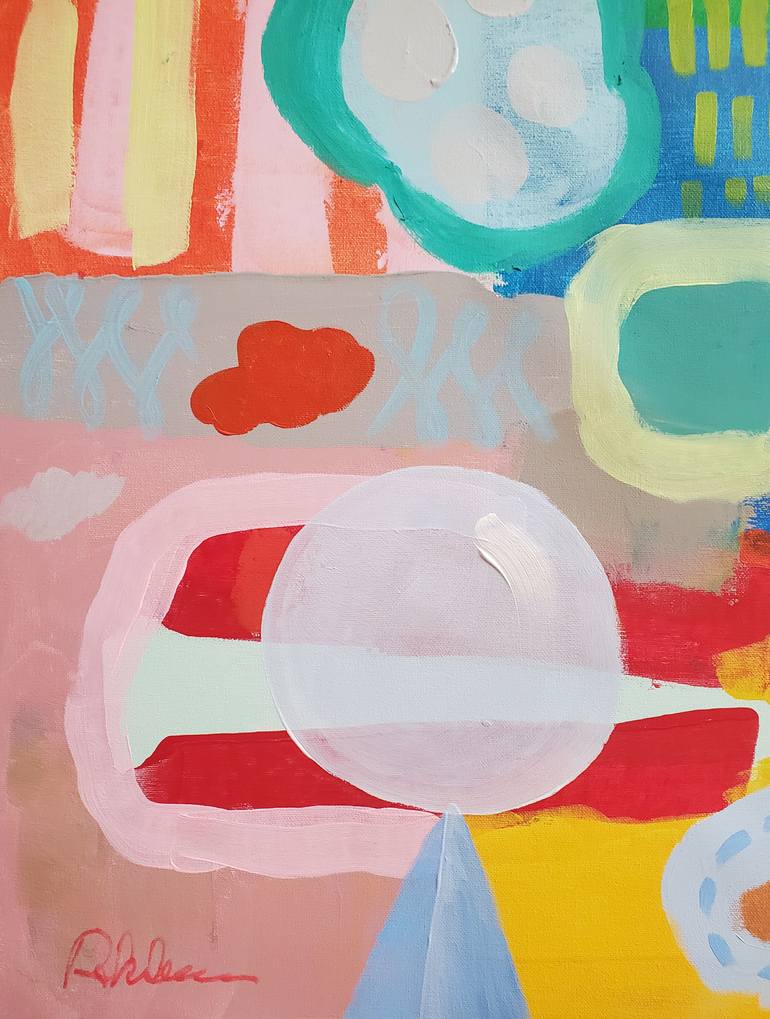 Original Abstract Expressionism Abstract Painting by Mary Robertson