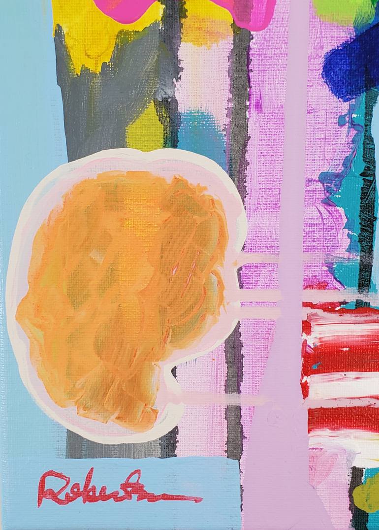 Original Abstract Landscape Painting by Mary Robertson