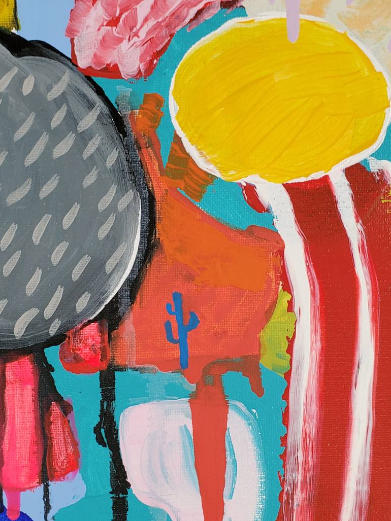 Original Abstract Landscape Painting by Mary Robertson