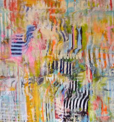 Original Abstract Expressionism Abstract Paintings by Mary Robertson