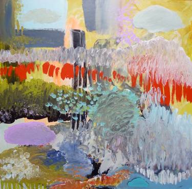 Original Abstract Landscape Paintings by Mary Robertson