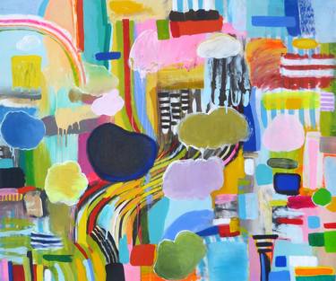 Original Abstract Paintings by Mary Robertson