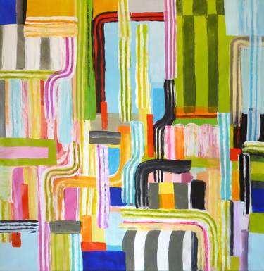 Original Abstract Expressionism Abstract Paintings by Mary Robertson