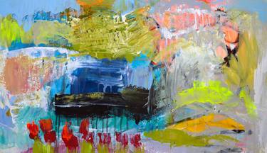 Original Abstract Landscape Paintings by Mary Robertson