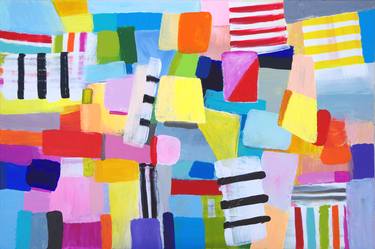 Original Abstract Expressionism Abstract Paintings by Mary Robertson