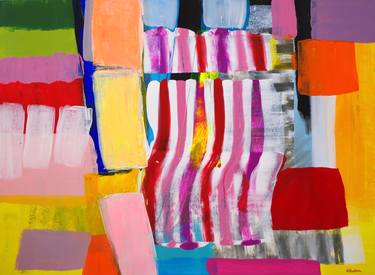 Original Abstract Expressionism Abstract Paintings by Mary Robertson