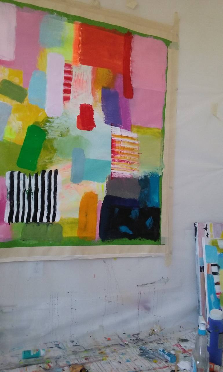 Original Abstract Painting by Mary Robertson
